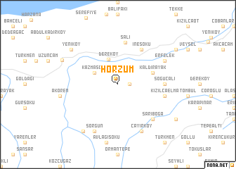 map of Horzum