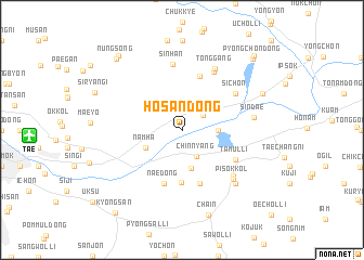 map of Hosan-dong