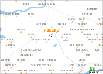 map of Hoseas