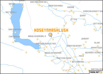 map of Ḩoseyn Mashlūsh