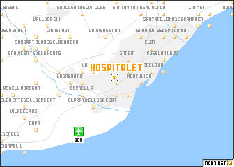 map of Hospitalet