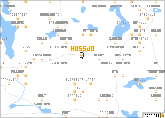 map of Hössjö