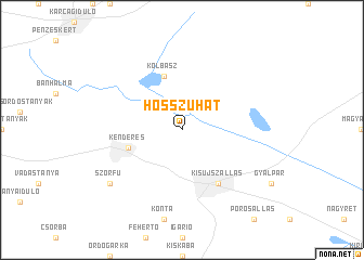 map of Hosszúhát