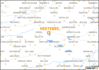 map of Hoste-Bas