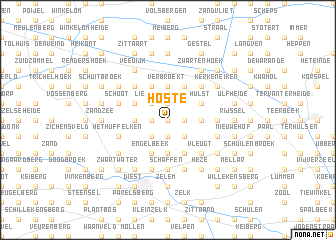 map of Hoste