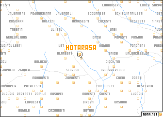 map of Hotărasa