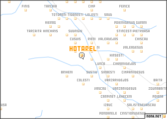 map of Hotărel