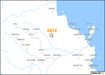map of Hote