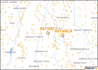 map of Hotīwāla