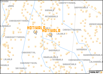 map of Hotīwāla