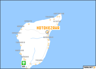 map of Hotokezawa