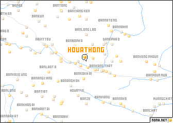 map of Houa Thông