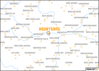 map of Houay Sang