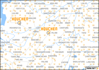 map of Hou-chen