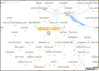 map of Houdelmont