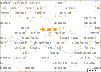 map of Houdemont