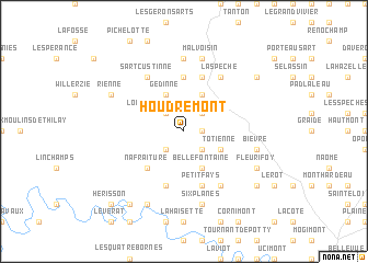map of Houdremont
