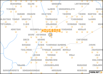 map of Hougbamé