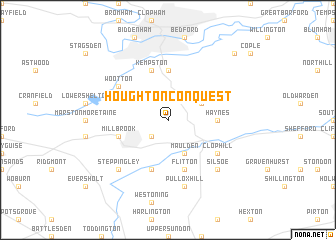 map of Houghton Conquest