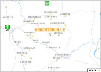 map of Houghtonville