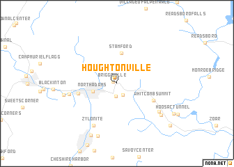 map of Houghtonville