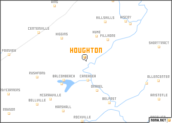 map of Houghton