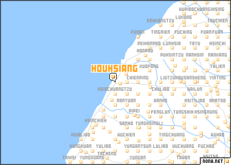 map of Hou-hsiang