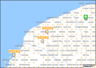 map of Hou-hu