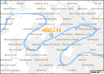 map of Houilles