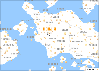 map of Houjia