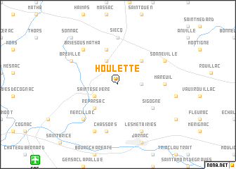 map of Houlette