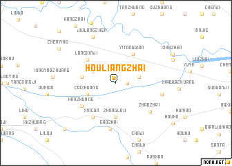 map of Houliangzhai