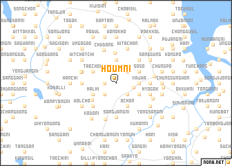 map of Hoŭm-ni