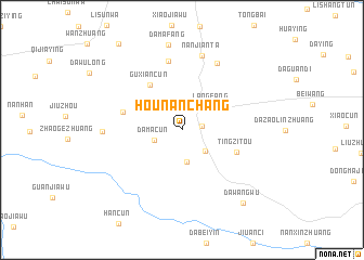 map of Hounanchang