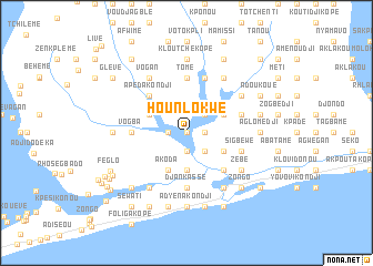 map of Hounlokwé