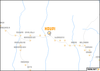 map of Houpi