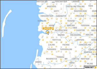 map of Hou-pu