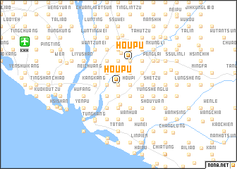 map of Hou-pu