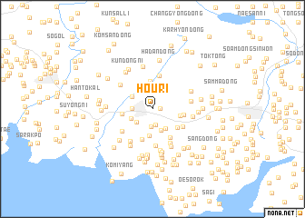 map of Hou-ri