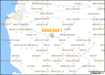 map of Hourquet