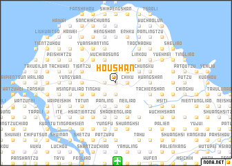 map of Hou-shan