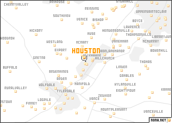 map of Houston