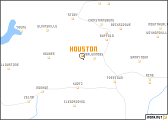 map of Houston