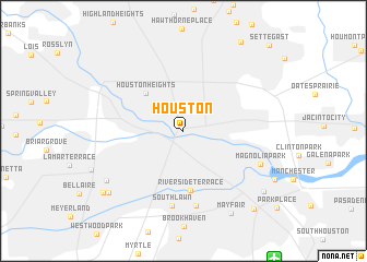 map of Houston