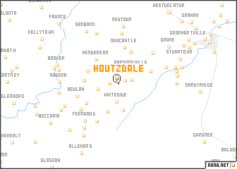 map of Houtzdale