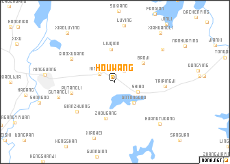 map of Houwang