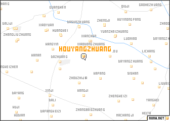 map of Houyangzhuang