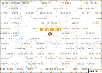 map of Houyemont