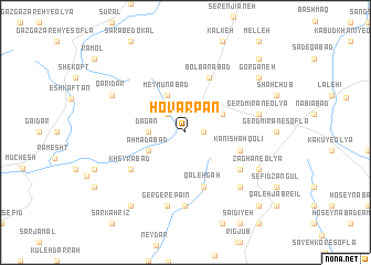 map of Hovārpān