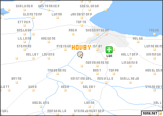 map of Hovby